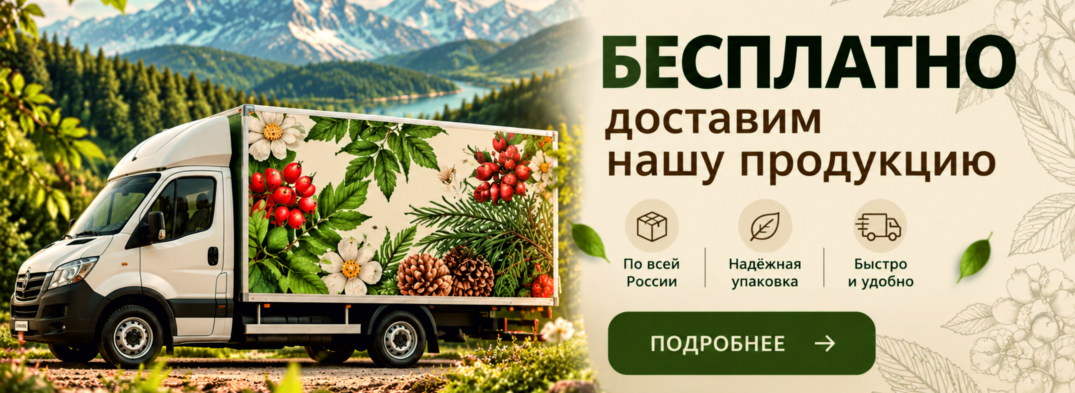 Бесплатная доставка