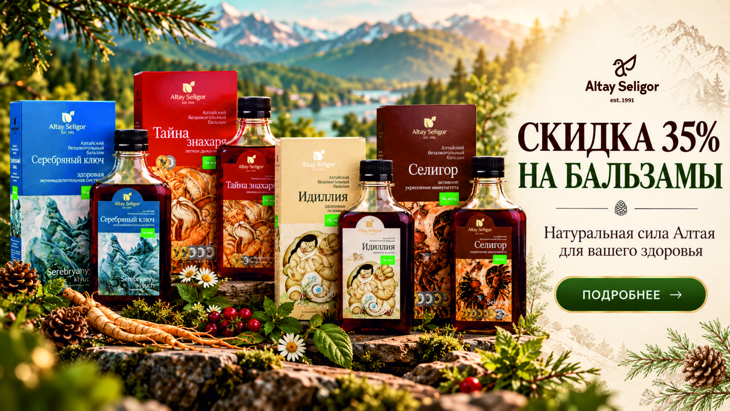 Скидка -35% на все бальзамы в честь дня рождения компании