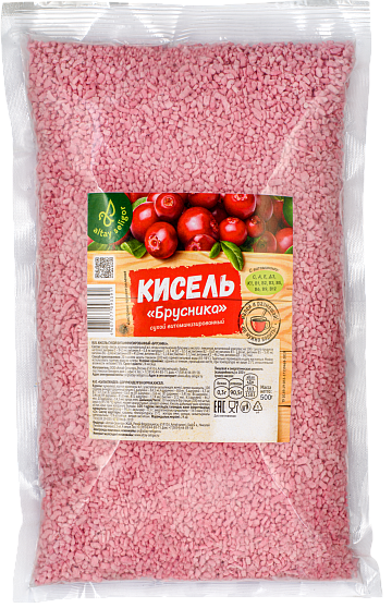 Сухой кисель "Брусника" 500 гр.