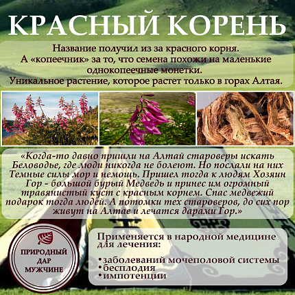 Алтайский бальзам с красным корнем и пантогематогеном