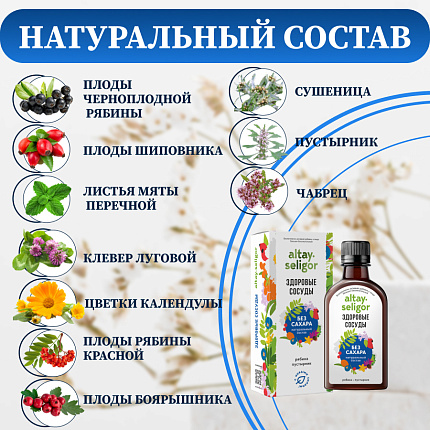 Здоровые сосуды бальзам без сахара