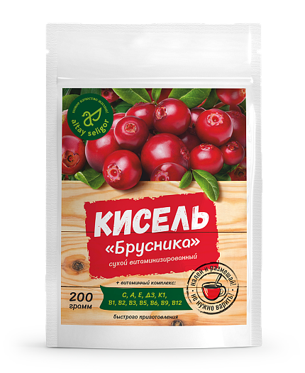 Сухой кисель "Брусника" 200 гр.