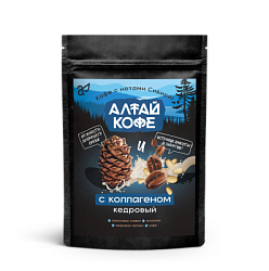 Кедровый напиток "Алтай кофе "С коллагеном" 120 гр